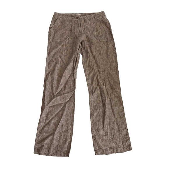 Tommy Bahama Pants - Tommy Bahama 100% Linen Classic Womens Straight Leg Pants Sz 2 (30 x 31) Coastal